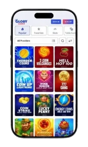Glory Casino mobil tətbiq Azərbaycan APK