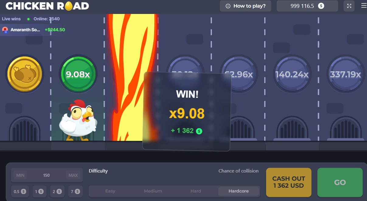Chicken Road oyun interfeysi sobalar multiplikator Glory Casino Azərbaycan